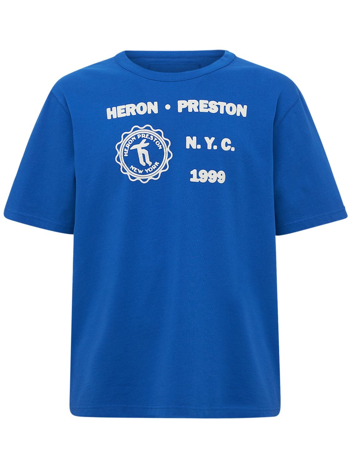 T-shirt En Coton Imprimé Medieval Heron - HERON PRESTON - Modalova