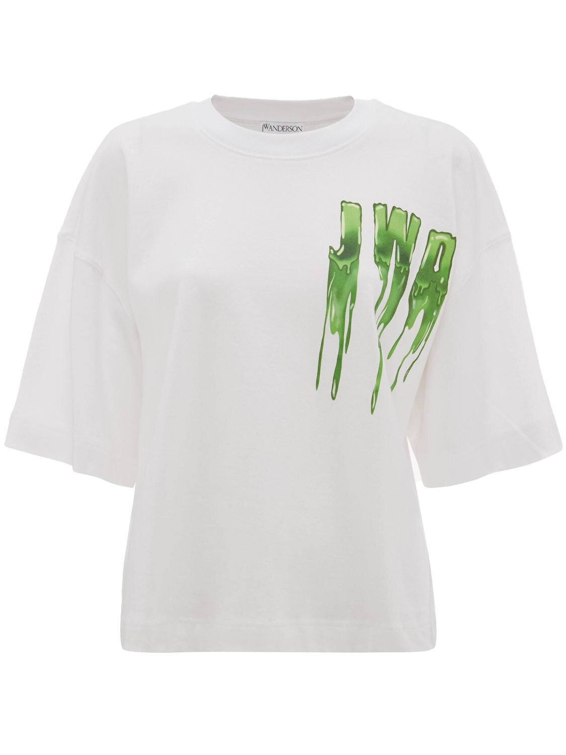 T-shirt Oversize En Jersey Imprimé Logo - JW ANDERSON - Modalova