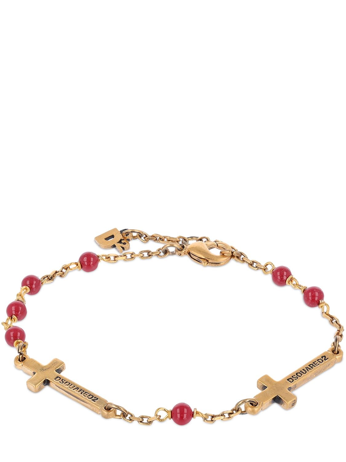 Bracelet En Perles De Résine Jesus - DSQUARED2 - Modalova