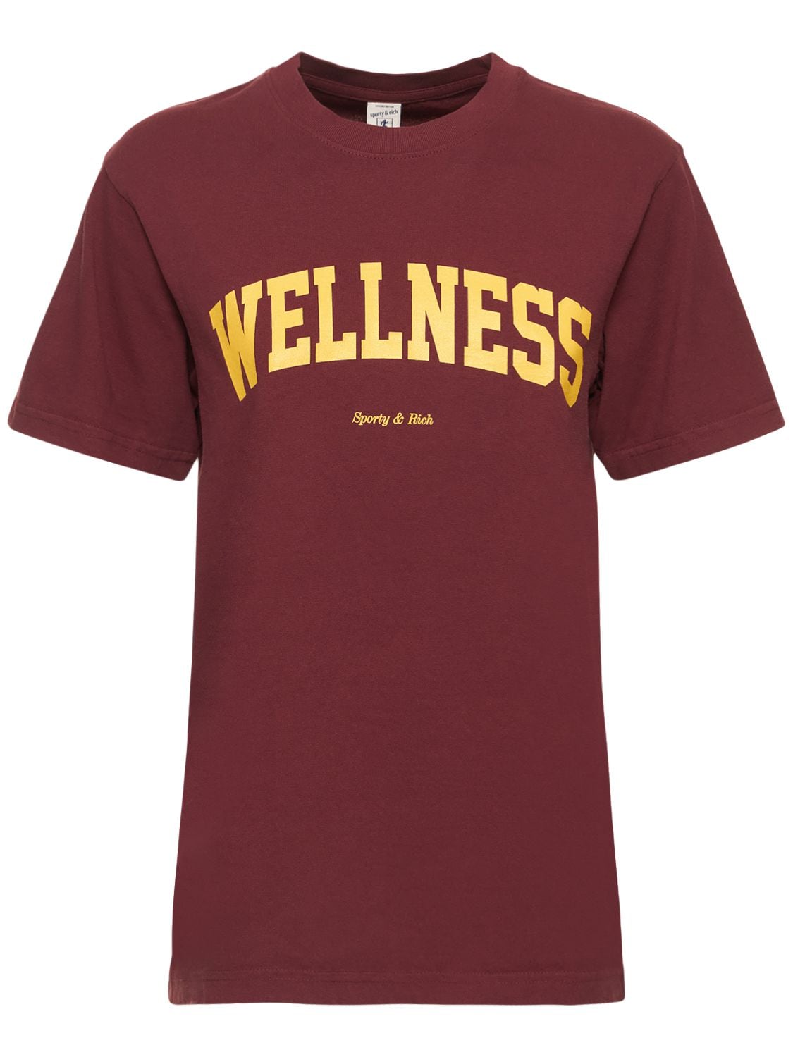T-shirt En Coton Wellness Ivy - SPORTY & RICH - Modalova