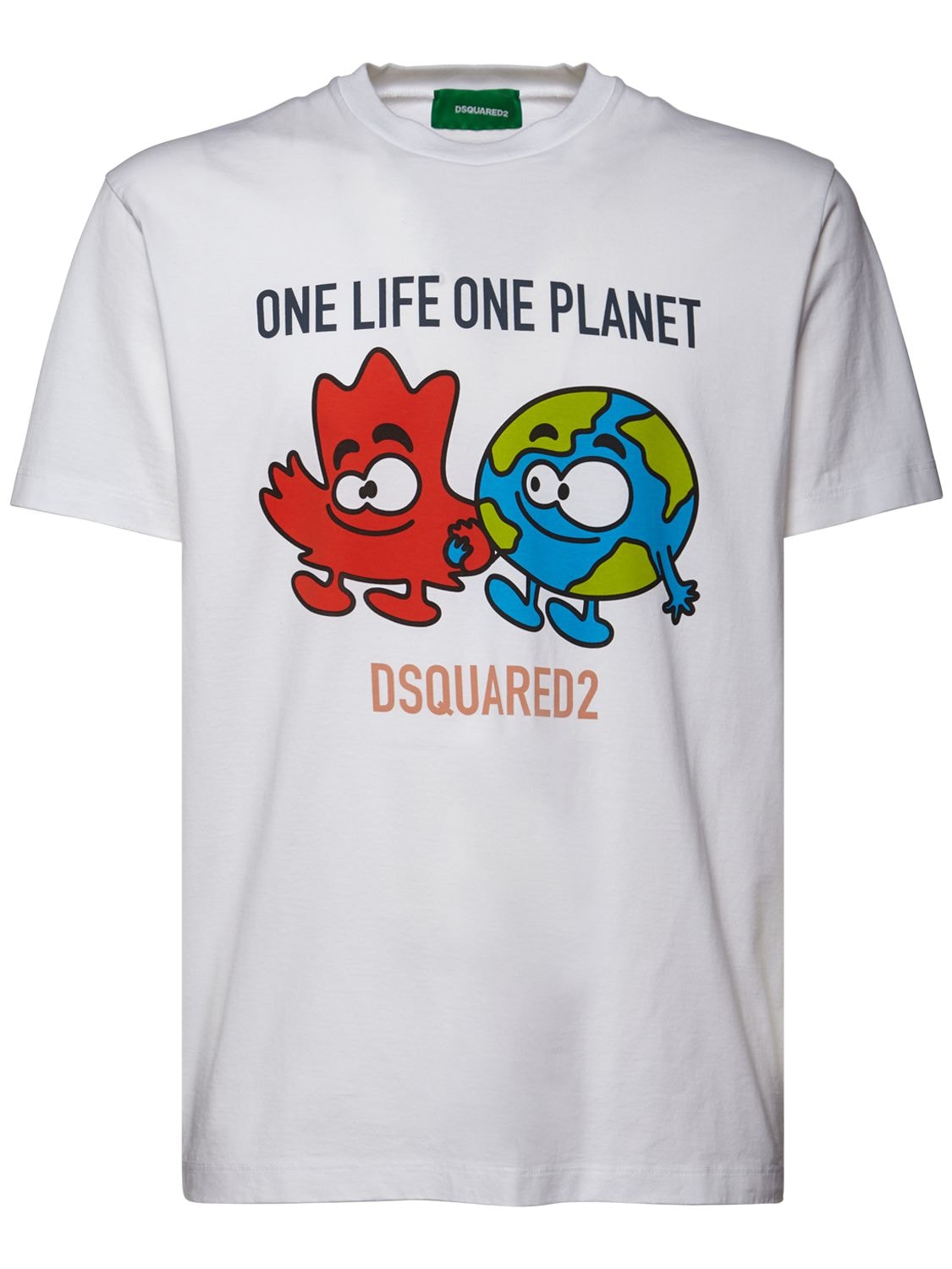 T-shirt En Jersey Imprimé Olop Buddies - DSQUARED2 - Modalova