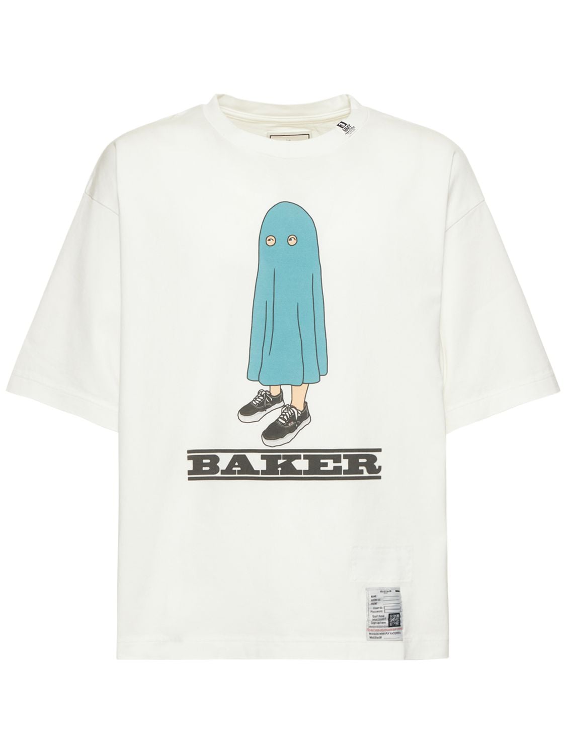 T-shirt En Jersey De Coton Imprimé Baker - MIHARA YASUHIRO - Modalova