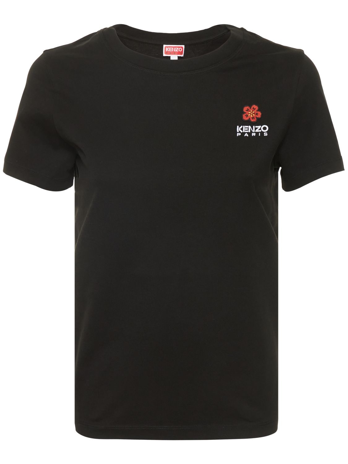 T-shirt En Jersey De Coton À Logo Crest - KENZO PARIS - Modalova