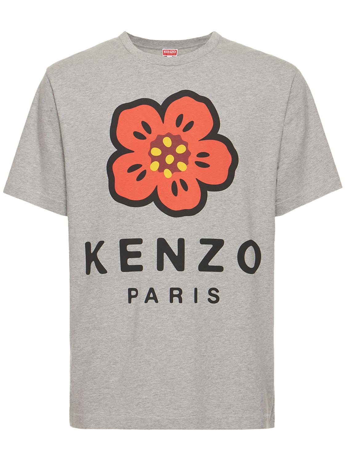 T-shirt En Jersey De Coton Imprimé Boke - KENZO PARIS - Modalova