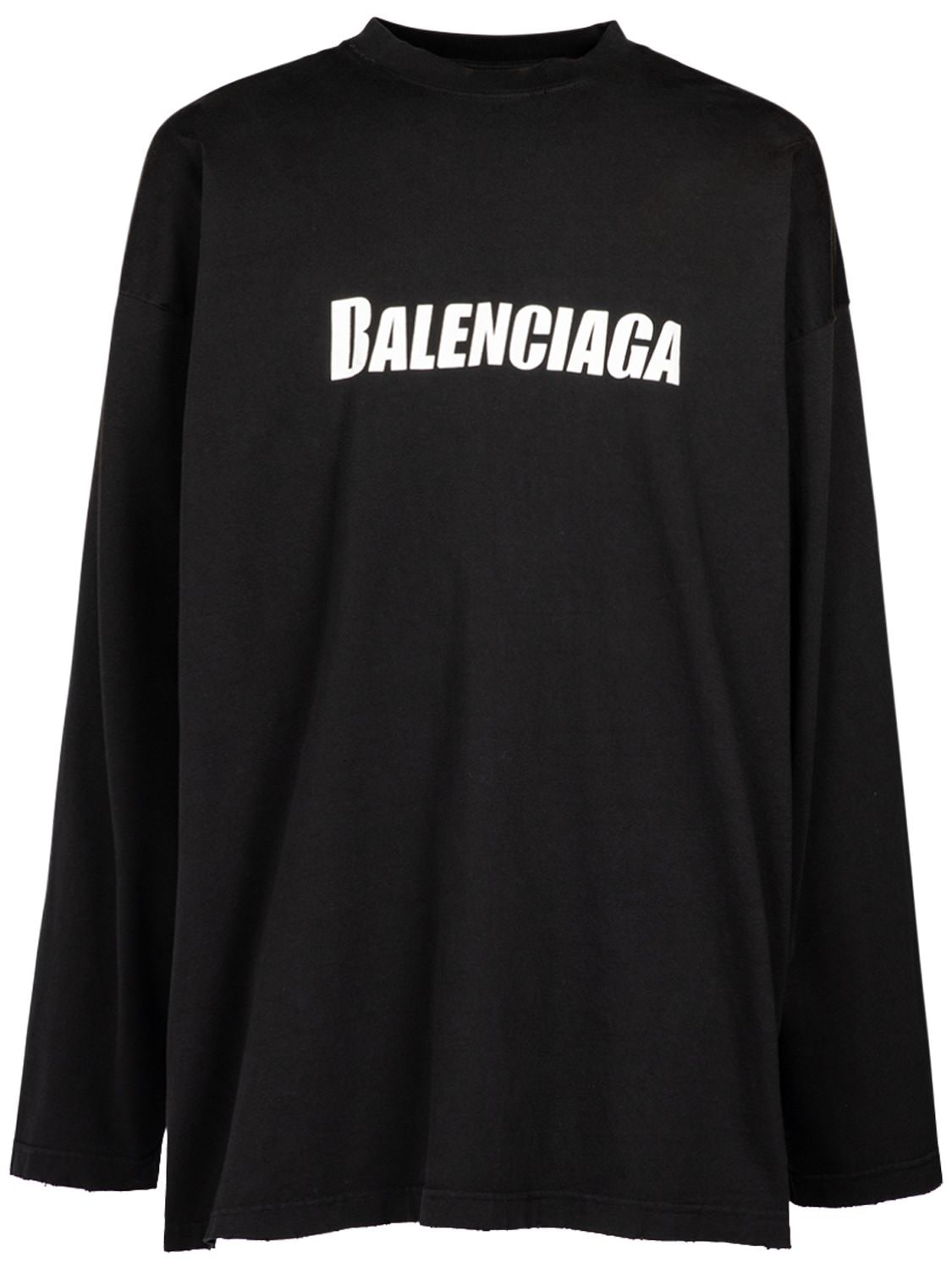 T-shirt Oversize En Coton - BALENCIAGA - Modalova