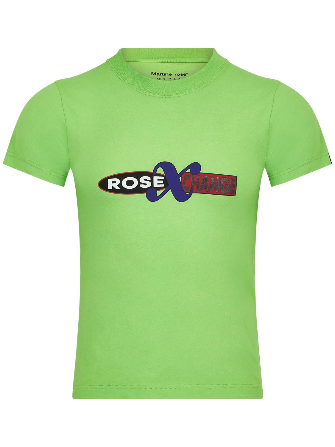 T-shirt En Jersey De Coton Rose X Change - MARTINE ROSE - Modalova