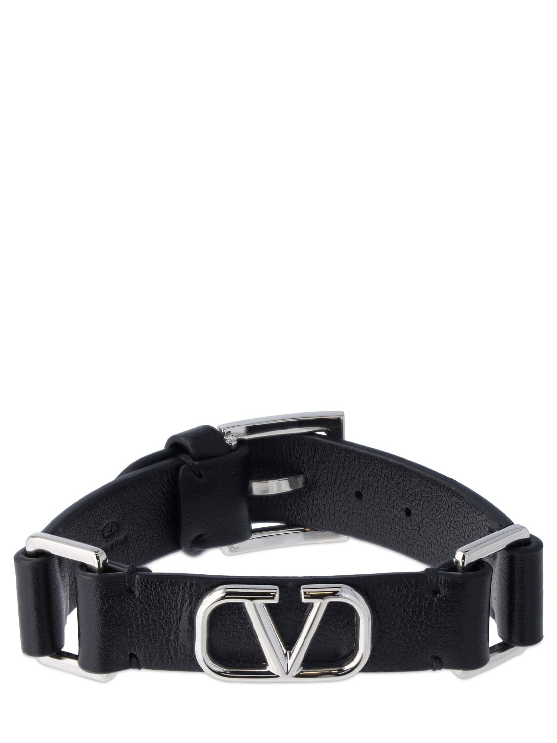 Bracelet En Cuir V Logo - VALENTINO GARAVANI - Modalova