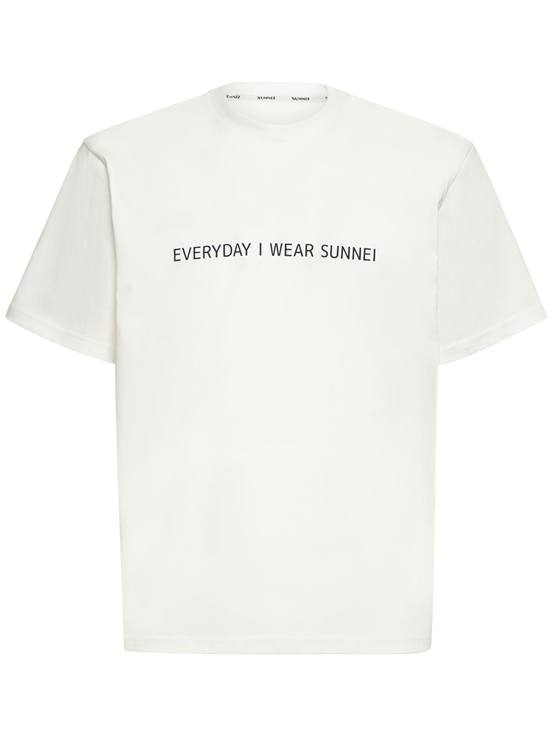 T-shirt En Jersey De Coton Imprimé Everyday - SUNNEI - Modalova