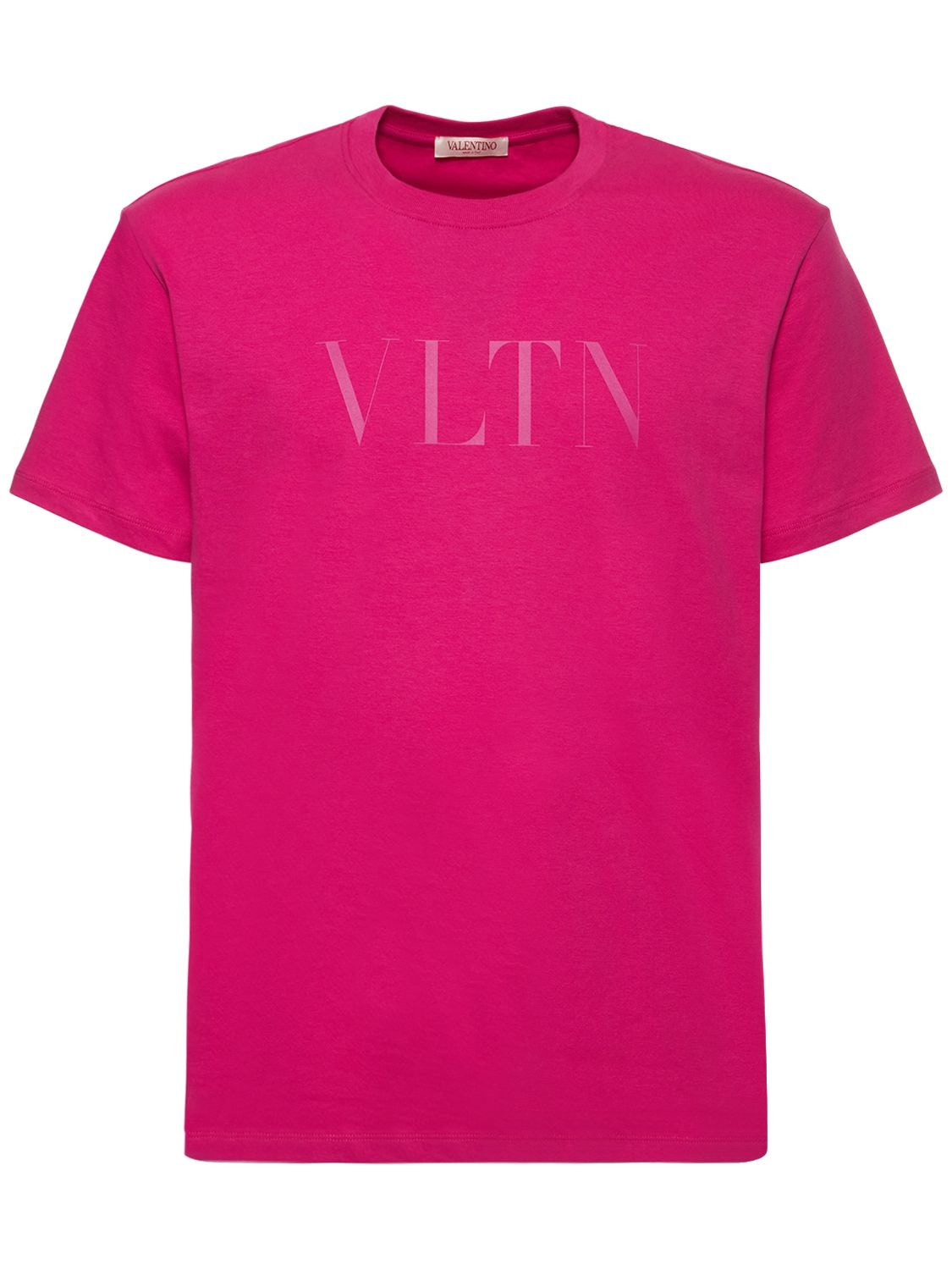 T-shirt En Coton À Logo - VALENTINO - Modalova