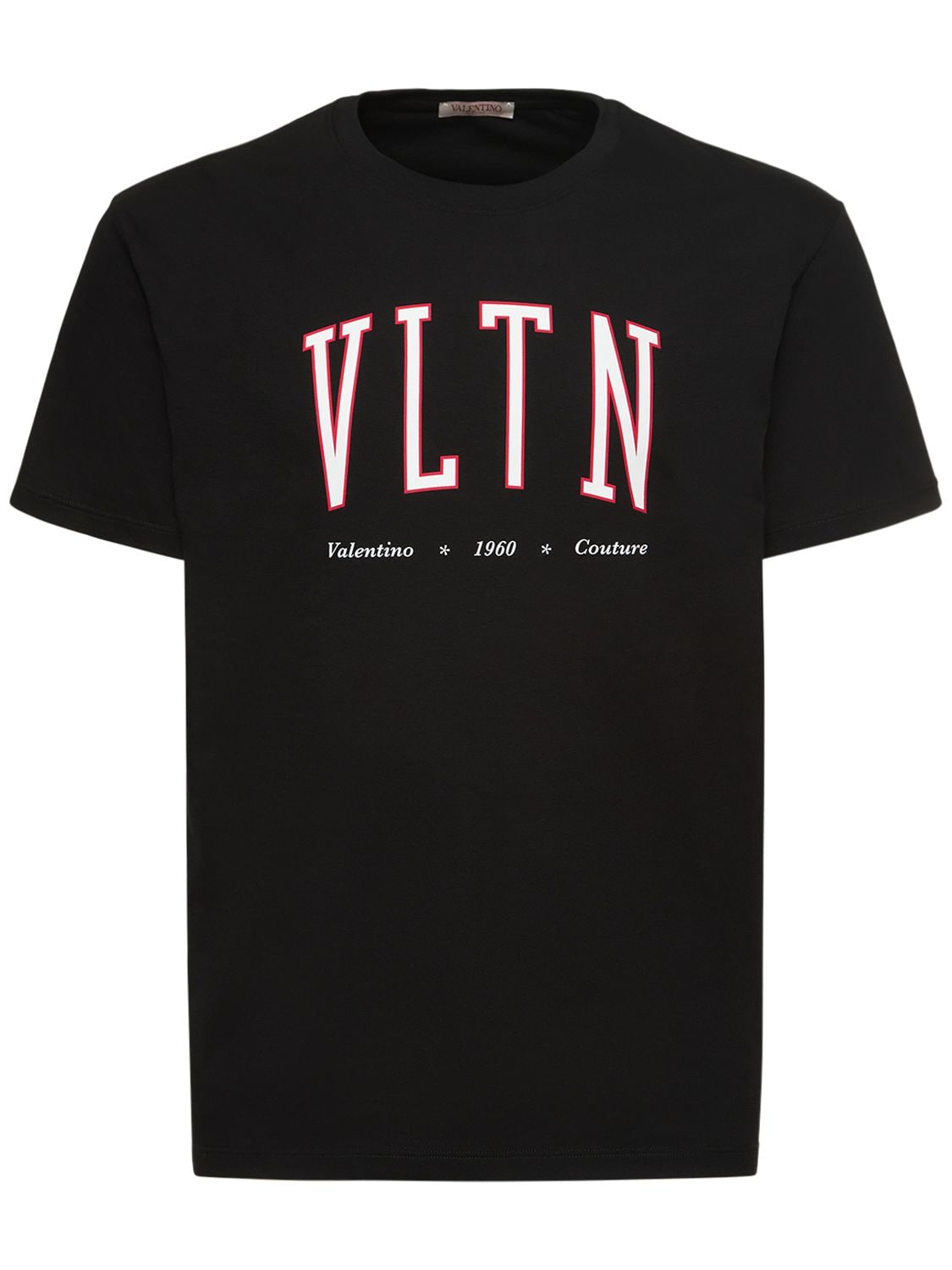 T-shirt En Coton À Logo - VALENTINO - Modalova