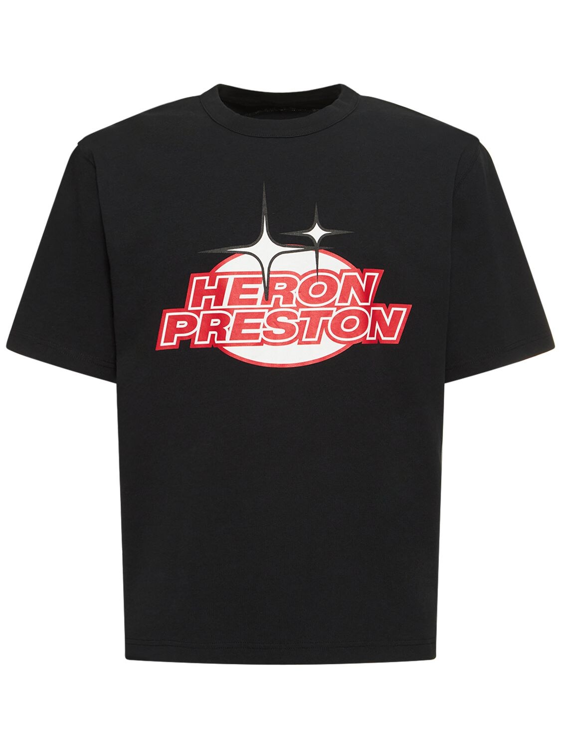 Lvr Exclusive - T-shirt En Jersey De Coton - HERON PRESTON - Modalova