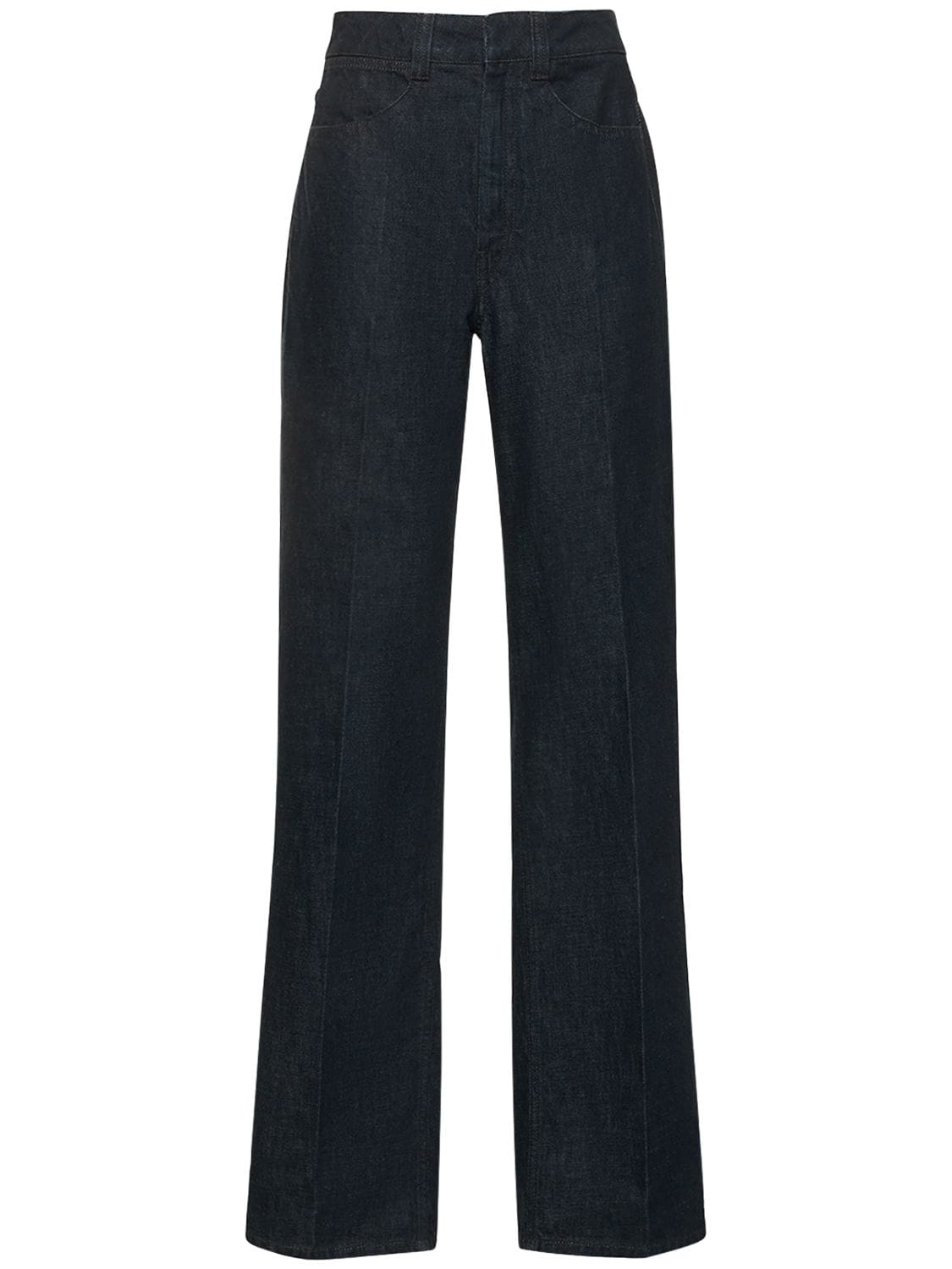 Pantalon Taille Haute En Denim De Coton - LEMAIRE - Modalova
