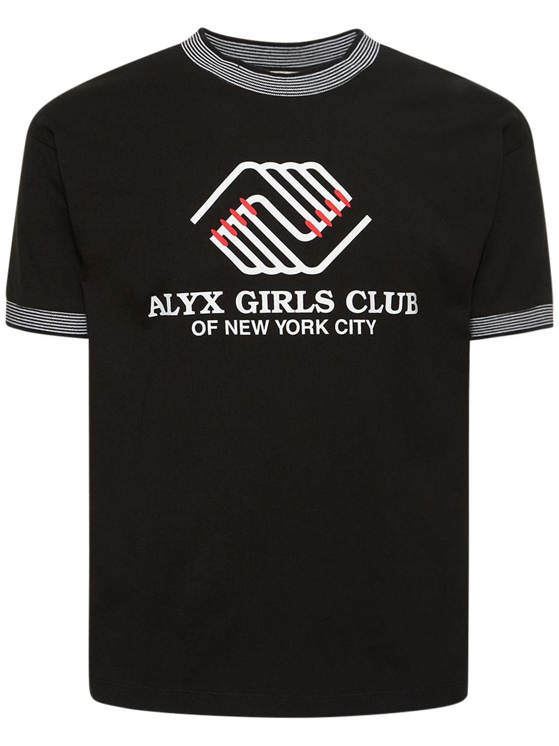 T-shirt En Jersey De Coton Imprimé Girls Club - 1017 ALYX 9SM - Modalova