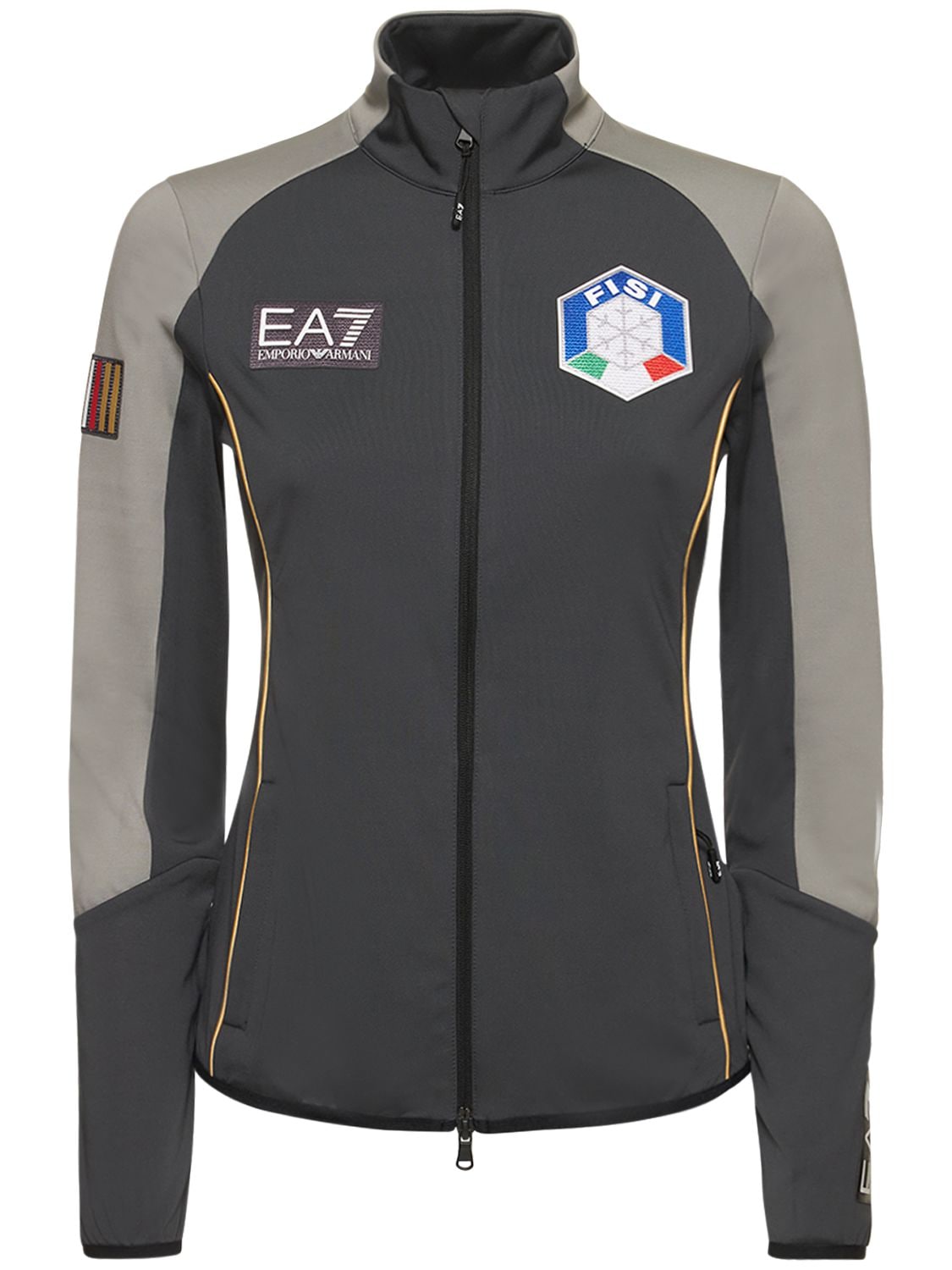 Sweat-shirt Zippé Stretch Fisi Power - EA7 EMPORIO ARMANI - Modalova