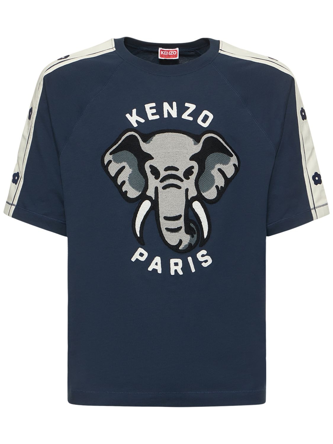 T-shirt Slim En Jersey Elephant - KENZO PARIS - Modalova