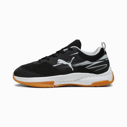 Chaussures de sport en salle Varion II Enfant, Noir/Gris/Jaune - PUMA - Modalova