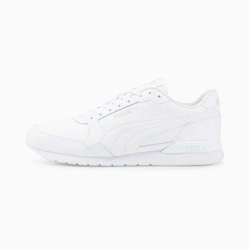 Chaussure Sneakers en cuir ST Runner v3, Blanc/Gris - PUMA - Modalova