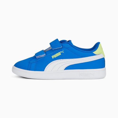 Chaussure Baskets à scratch Smash 3.0 Buck Enfant, Bleu/Blanc, Taille 27.5, Chaussures - PUMA - Modalova