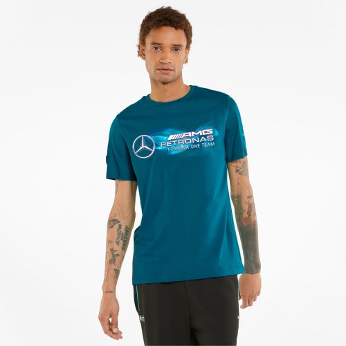 T-Shirt Mercedes-AMG Petronas Nightride, Bleu/Rose, Taille L, Vêtements - PUMA - Modalova