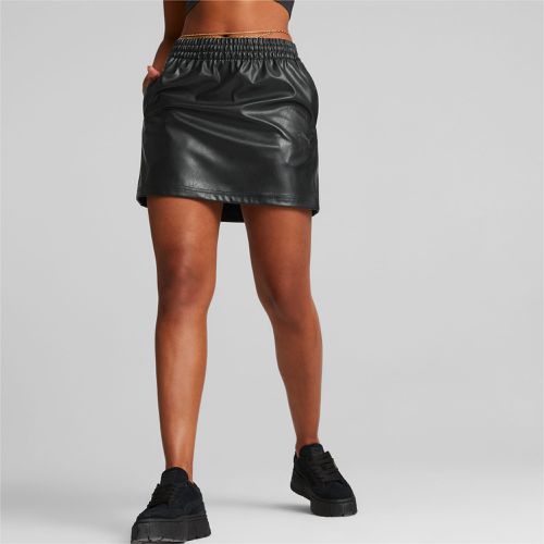 Mini-jupe en cuir synthétique T7 , Noir, Taille M, Vêtements - PUMA - Modalova