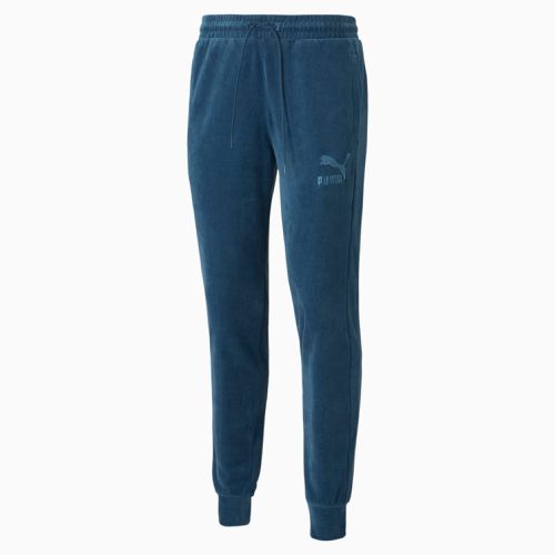 Pantalon de survêtement en velours Iconic T7 , Bleu - PUMA - Modalova