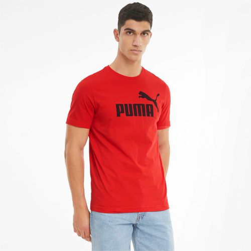 T-Shirt à logo Essentials Homme, Rouge - PUMA - Modalova