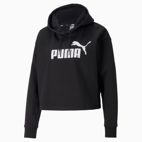Sweat à capuche raccourci Essentials , Noir - PUMA - Modalova