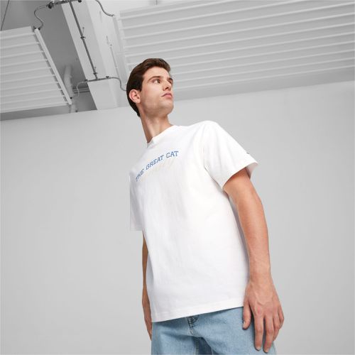 T-Shirt de basketball Nostalgia Homme, Blanc - PUMA - Modalova
