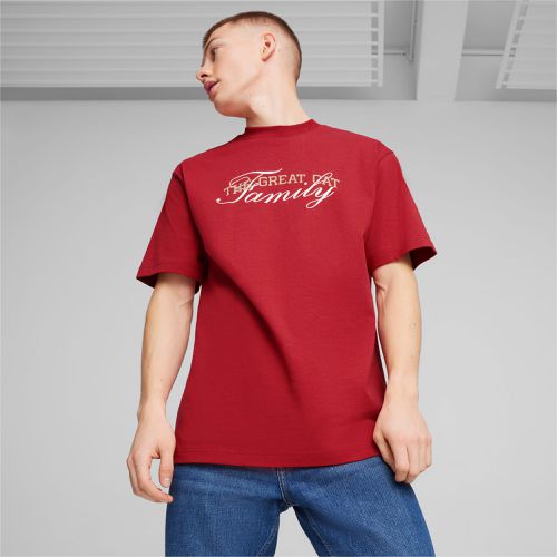 T-Shirt de basketball Nostalgia Homme, Rouge - PUMA - Modalova