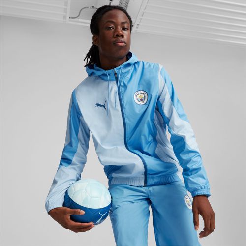 Veste tissée d'avant-match 23/24 Manchester City, Bleu/Argent - PUMA - Modalova