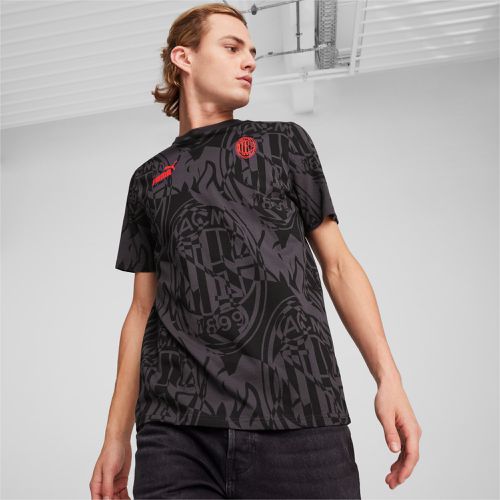 T-Shirt à motif all-over ftblCULTURE AC Milan Homme, Noir - PUMA - Modalova