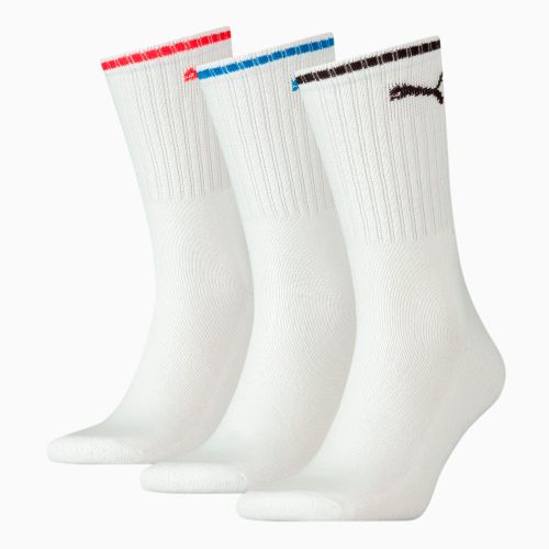 Lot de 3 paires de chaussettes de sport à rayures unisexes , Blanc, Taille 47-49, Vêtements - PUMA - Modalova