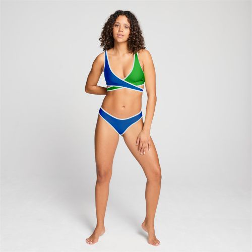 Haut de bain court , Vert/Bleu - PUMA - Modalova