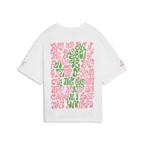 T-shirt oversize à imprimés Flau'jae Unisexe, Accessoires, Blanc, S - PUMA - Modalova