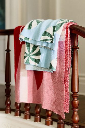 Jeté en tricot jacquard Bonnie en chez - Anthropologie - Modalova