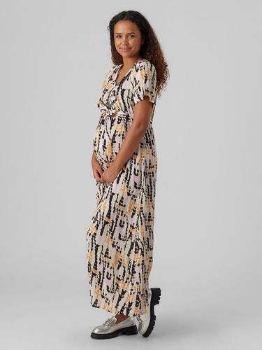 Robe Longue Regular Fit Col En V - MAMA.LICIOUS - Modalova