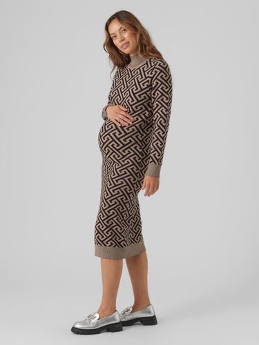 Robe Longue Slim Fit Col Haut - MAMA.LICIOUS - Modalova