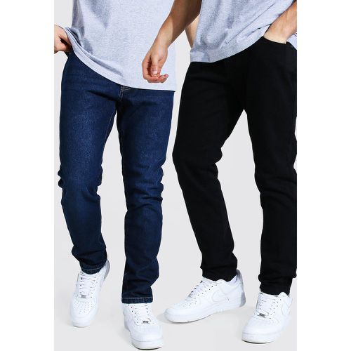 Lot de 2 jeans slim - Boohooman - Modalova