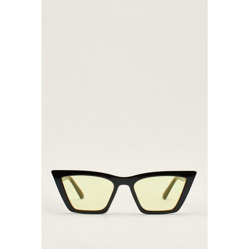 Square Cat Eye Plastic Sunglasses - Nasty Gal - Modalova