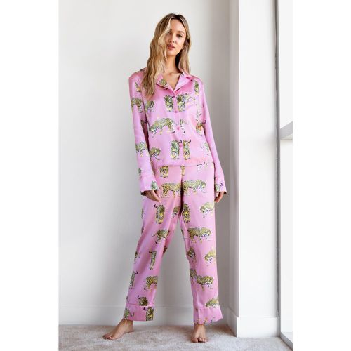 Pyjama Chemise & Pantalon À Imprimé Guépards Guépard-Toi De Mon Chemin - Nasty Gal - Modalova