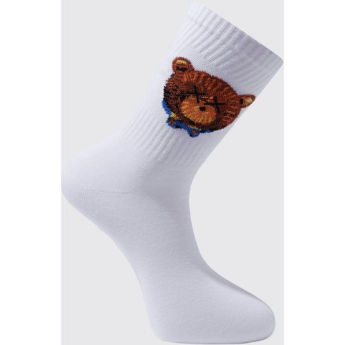 Chaussettes avec ours en peluche - Boohooman - Modalova