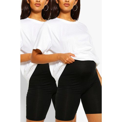 Maternité - Lot De 2 Shorts Cycliste De Grossesse - boohoo - Modalova