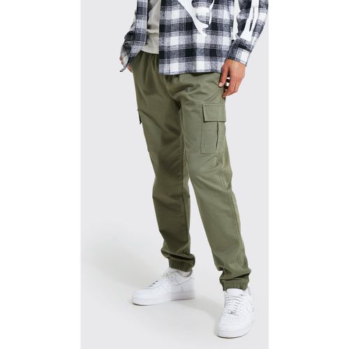 Tall - Pantalon cargo coupe slim - Boohooman - Modalova