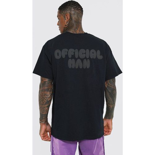 T-Shirt Oversize - Official Man - boohoo - Modalova