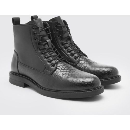 Bottines à lacets montants - Boohooman - Modalova