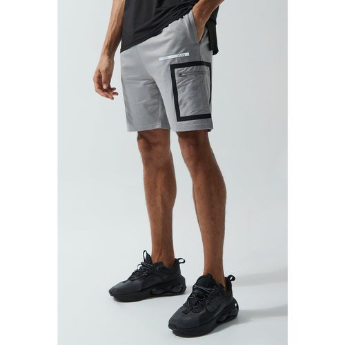 Tall - Short cargo de sport performance - MAN Active - Boohooman - Modalova