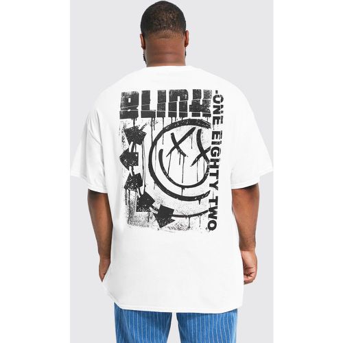 Grande taille - T-shirt à imprimé Blink 182 - - XXXXXL - Boohooman - Modalova