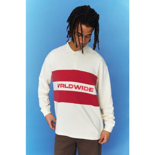 Polo oversize épais imprimé - Boohooman - Modalova