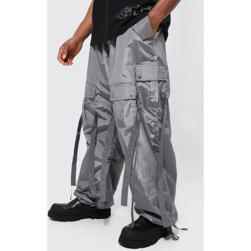 Pantalon parachute cargo - Boohooman - Modalova