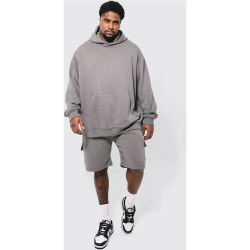 Grande taille - Survêtement oversize léger avec short cargo - - XXXXXL - Boohooman - Modalova